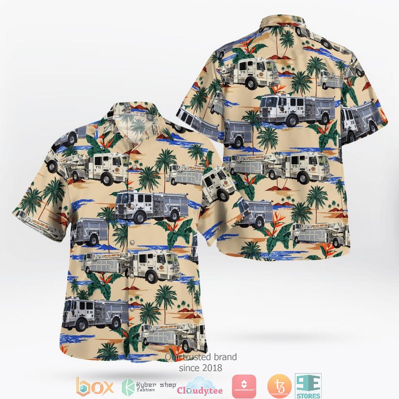 California Soboba Fire Department Hawaiian Shirt