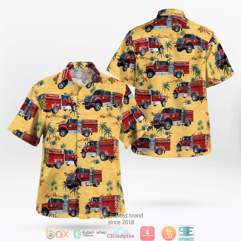 California Santa Clara County EMS Hawaiian Shirt