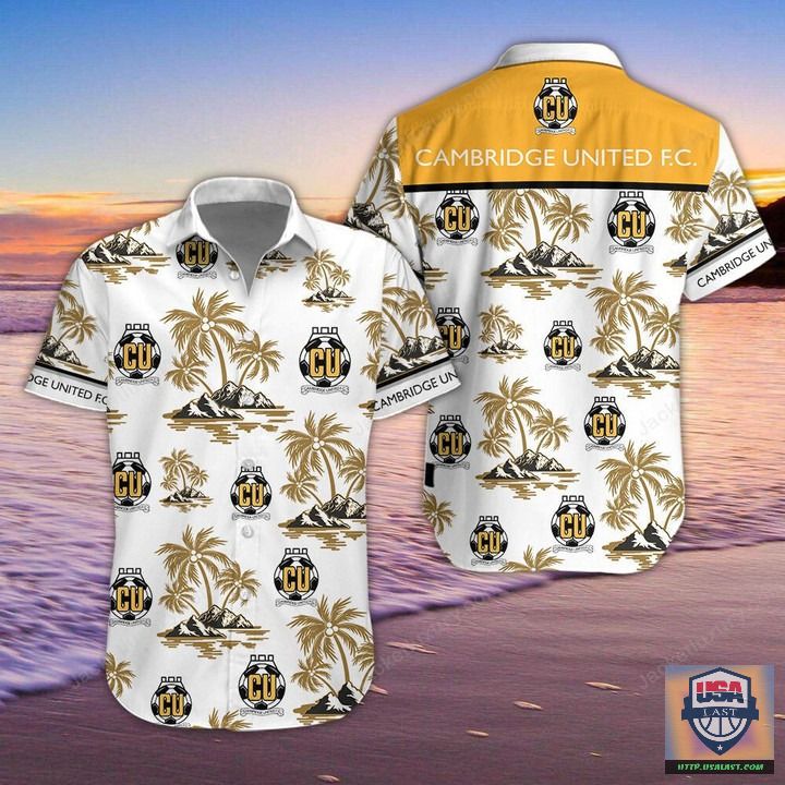 Cambridge United FC Aloha Hawaiian Shirt Beach Short