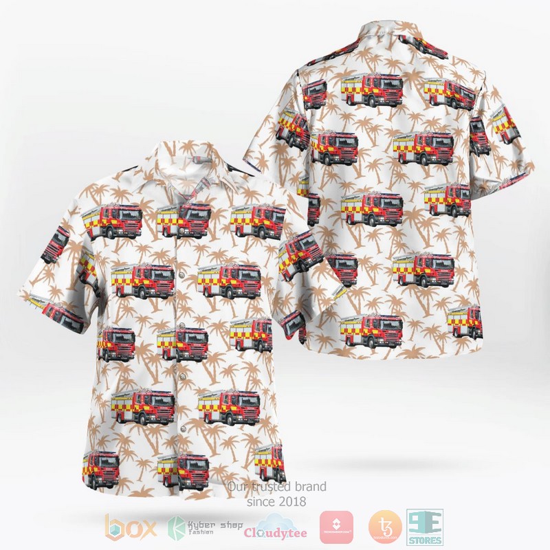 Camden County Fire Rescue Georgia Aloha Shirt