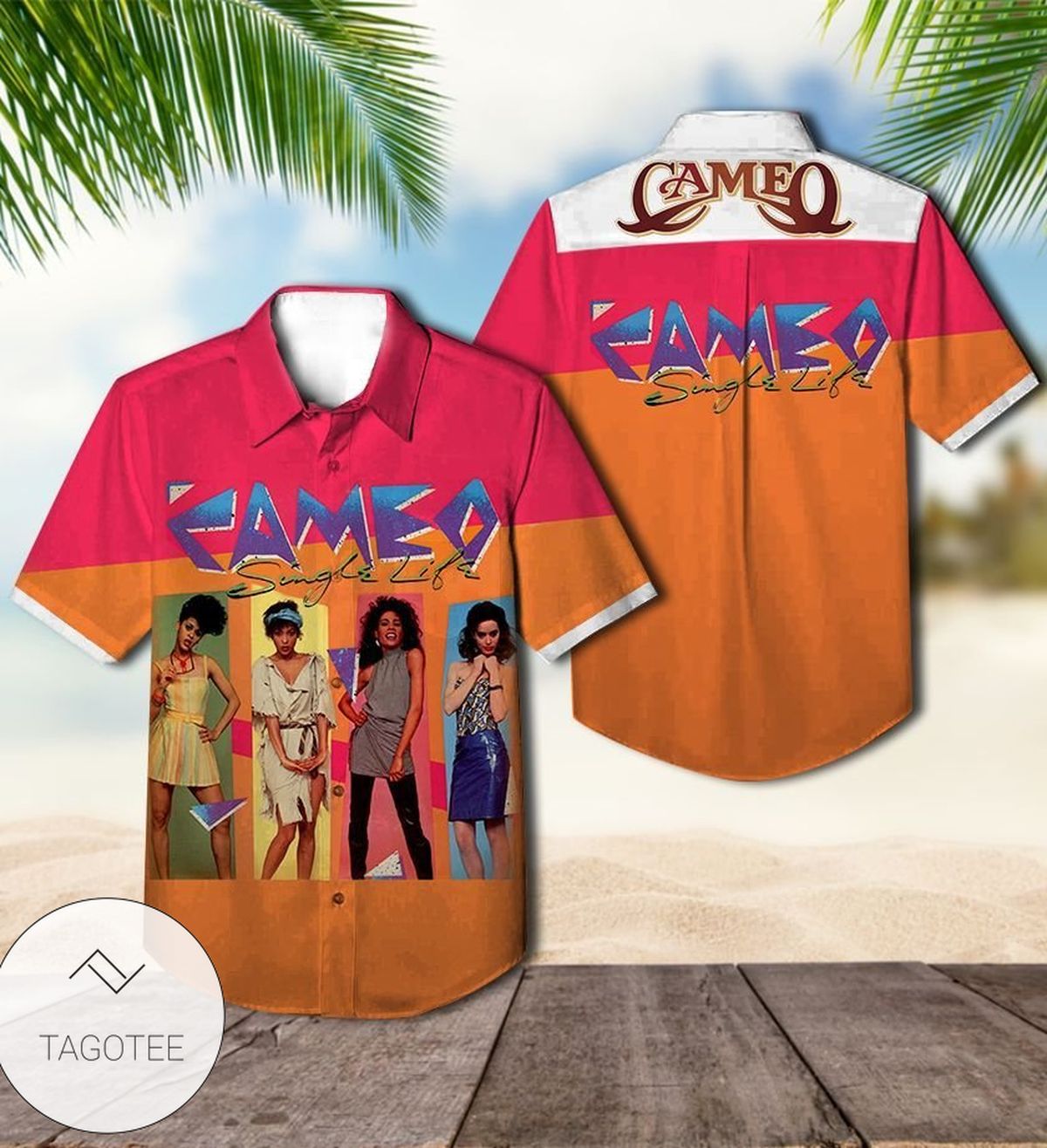 Cameo Word Up Album Cover Hawaiian Shirt