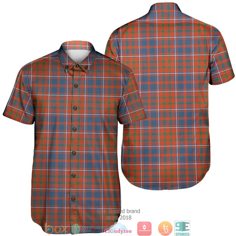 Cameron of Lochiel Modern Tartan Short Sleeve Hawaiian Shirt