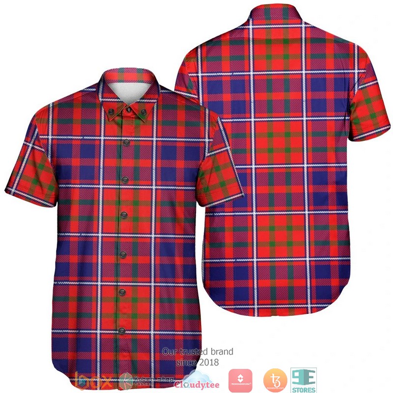 Cameron of Lochiel Ancient Tartan Short Sleeve Hawaiian Shirt