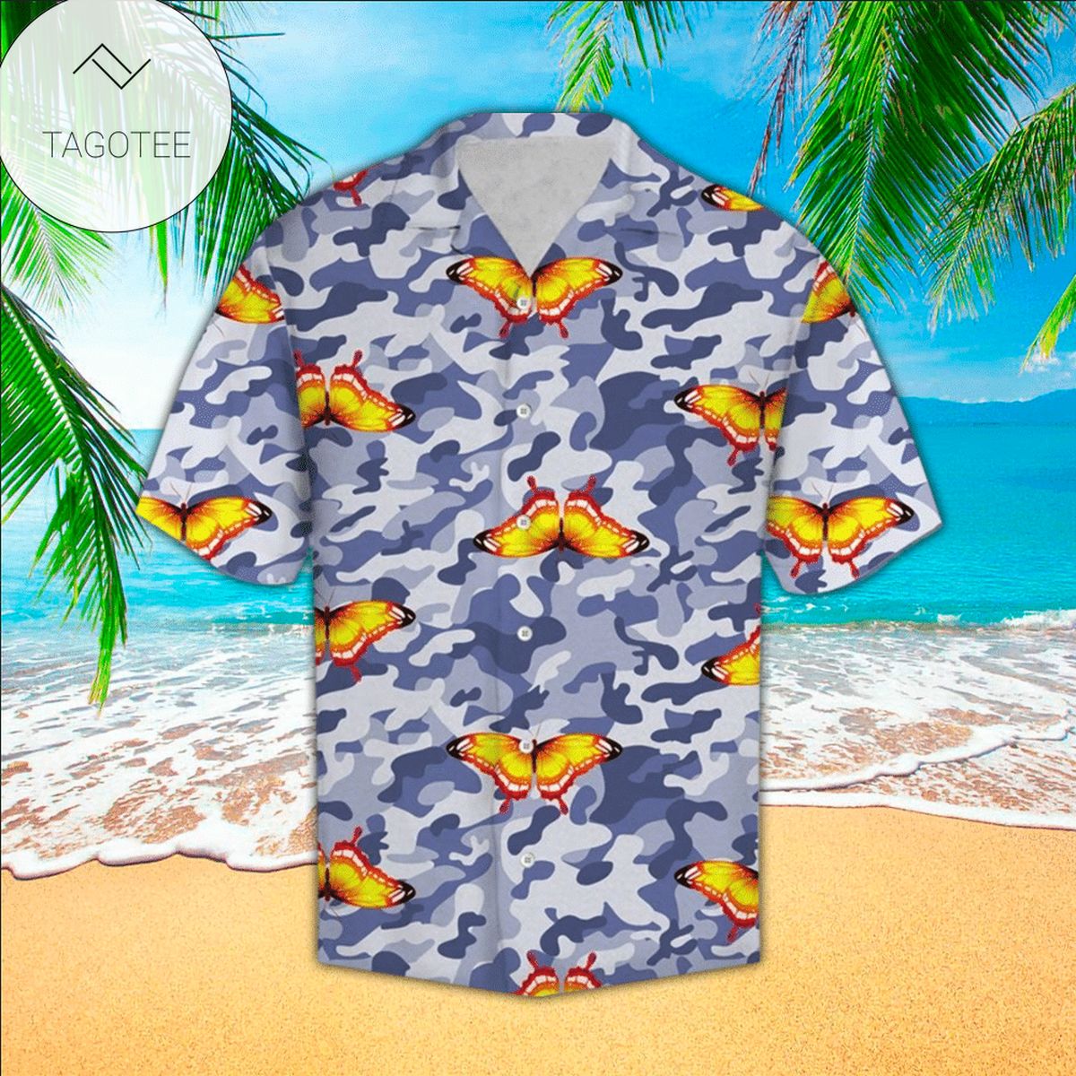 Camo Hawaiian Shirt Camo Shirt For Camo Lover