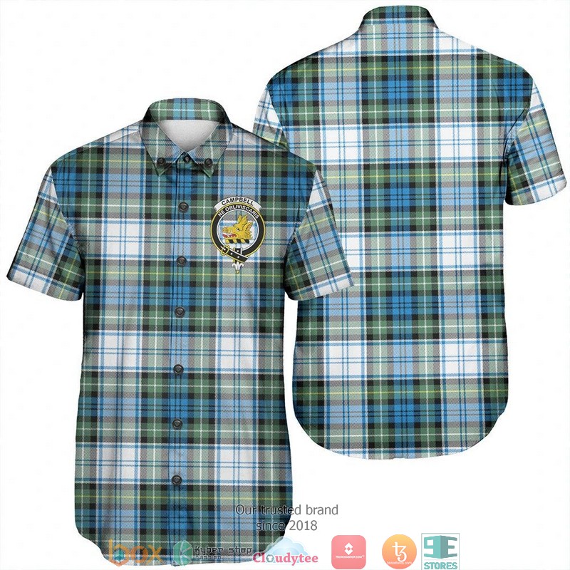 Campbell Dress Ancient Tartan Short Sleeve Hawaiian Shirt