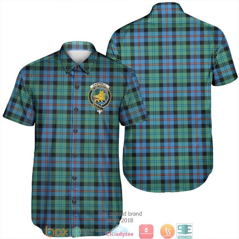 Campbell of Cawdor Ancient Tartan Short Sleeve Hawaiian Shirt