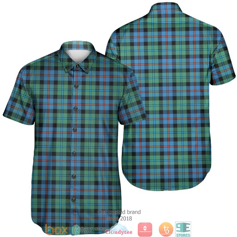 Campbell of Breadalbane Modern Tartan Short Sleeve Hawaiian Shirt