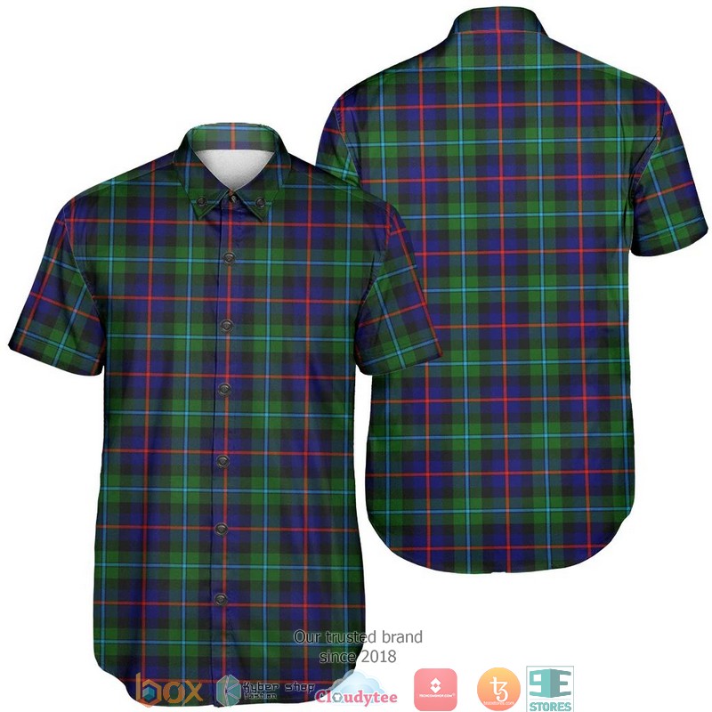 Campbell of Cawdor Ancient Tartan Short Sleeve Hawaiian Shirt