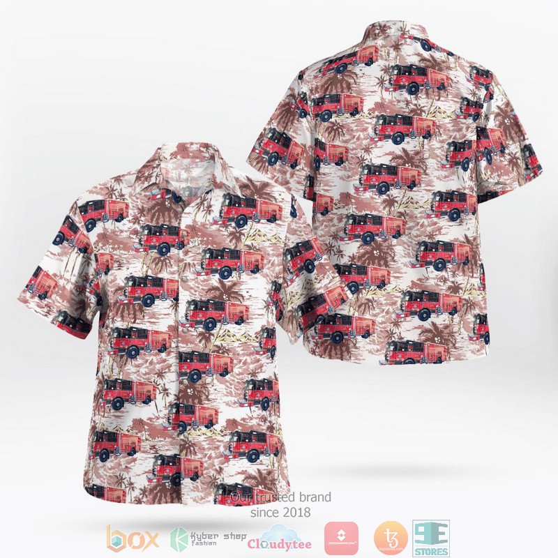 Camping Duck Campers & Duck Pattern Hawaiian Shirt