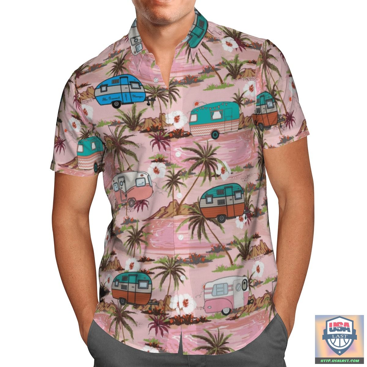 Campervan Short Sleeve Hawaiian Shirt