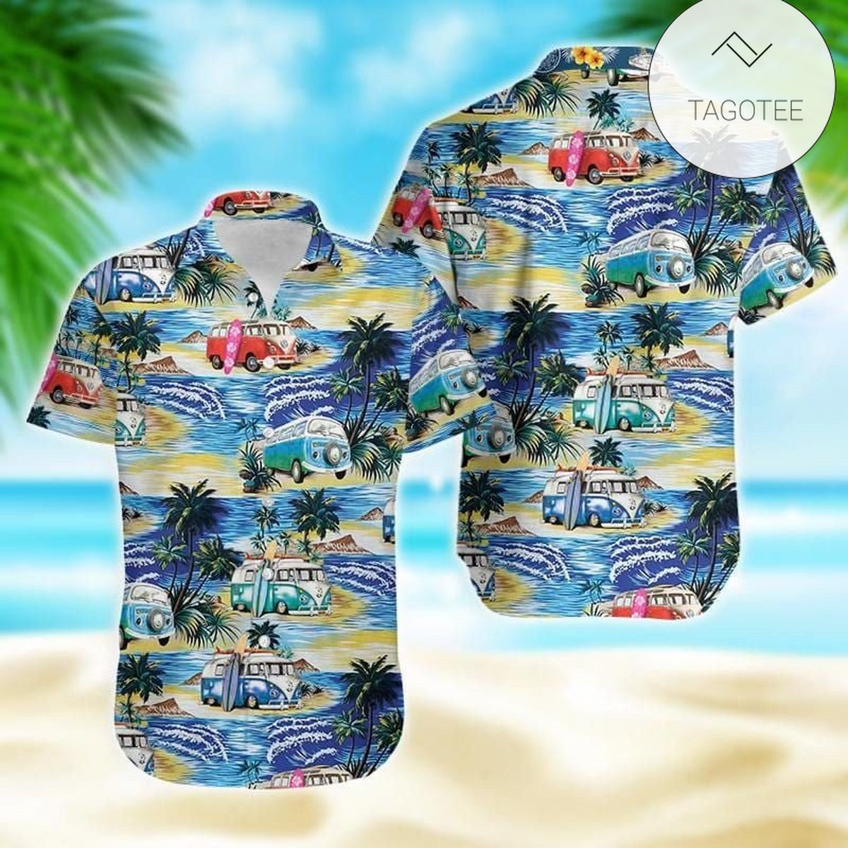 Camping  Life For Men And Women Graphic Print Short Sleeve Hawaiian Casual Shirt