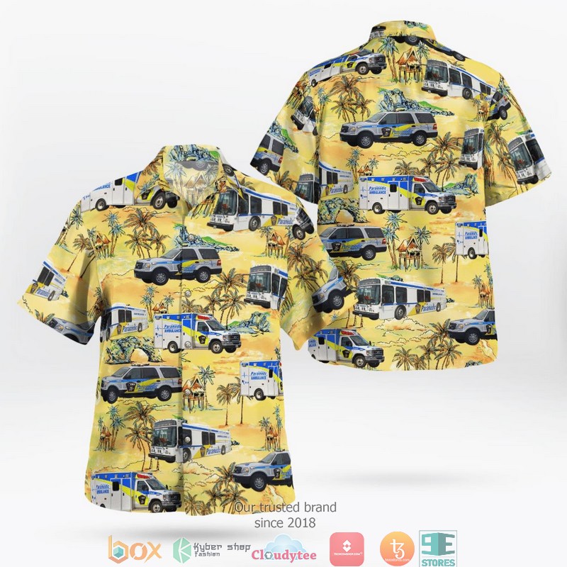 Canada Winnipeg Ambulance Hawaii 3D Shirt