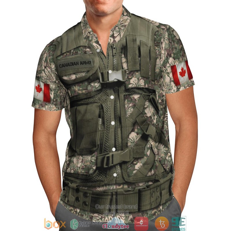 Canada Towing Truck Short Sleeve Hawaiian Shirt