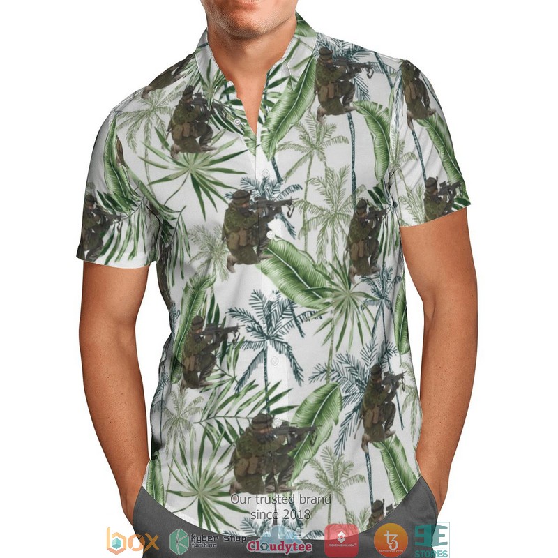 Canadian Army Leopard 2A4M Hawaiian Shirt