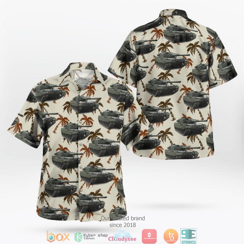 Canadian Army Coconut Short Sleeve Hawaiian Shirt