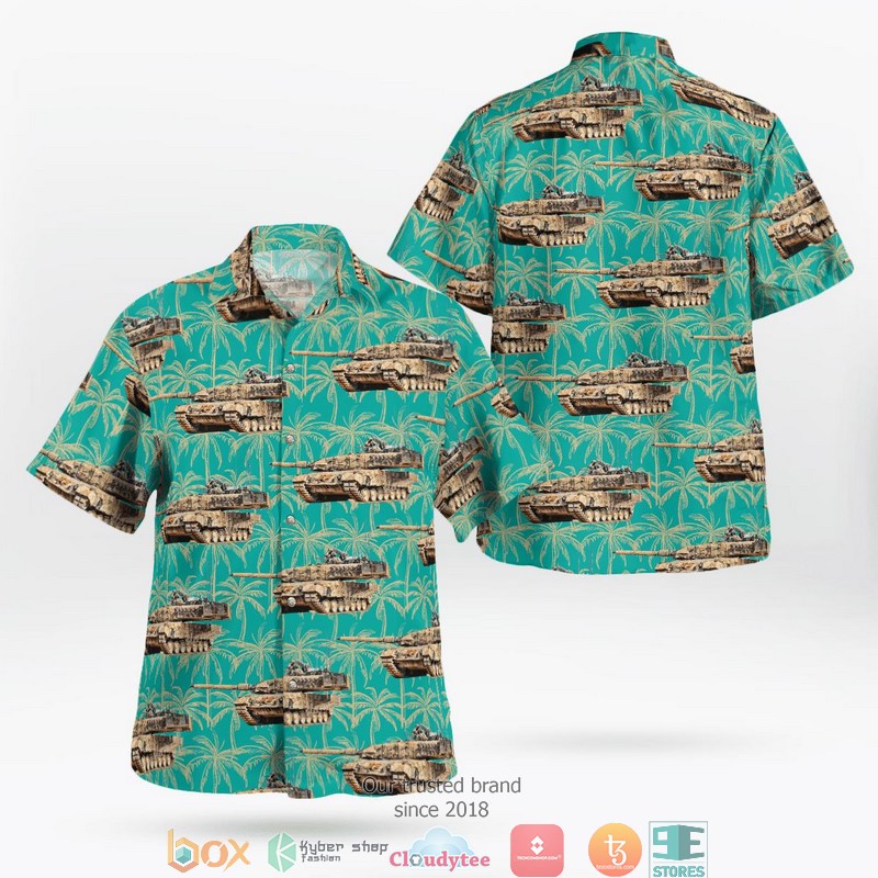 Canadian Army LSVW Military Truck Hawaiian Shirt