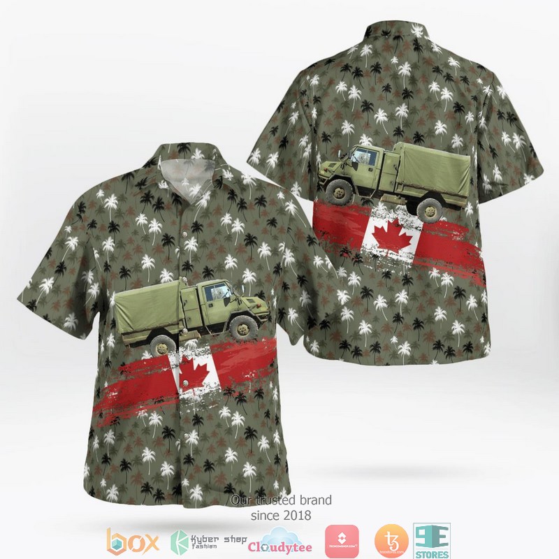 Canadian Army Leopard 2A6M Hawaiian Shirt