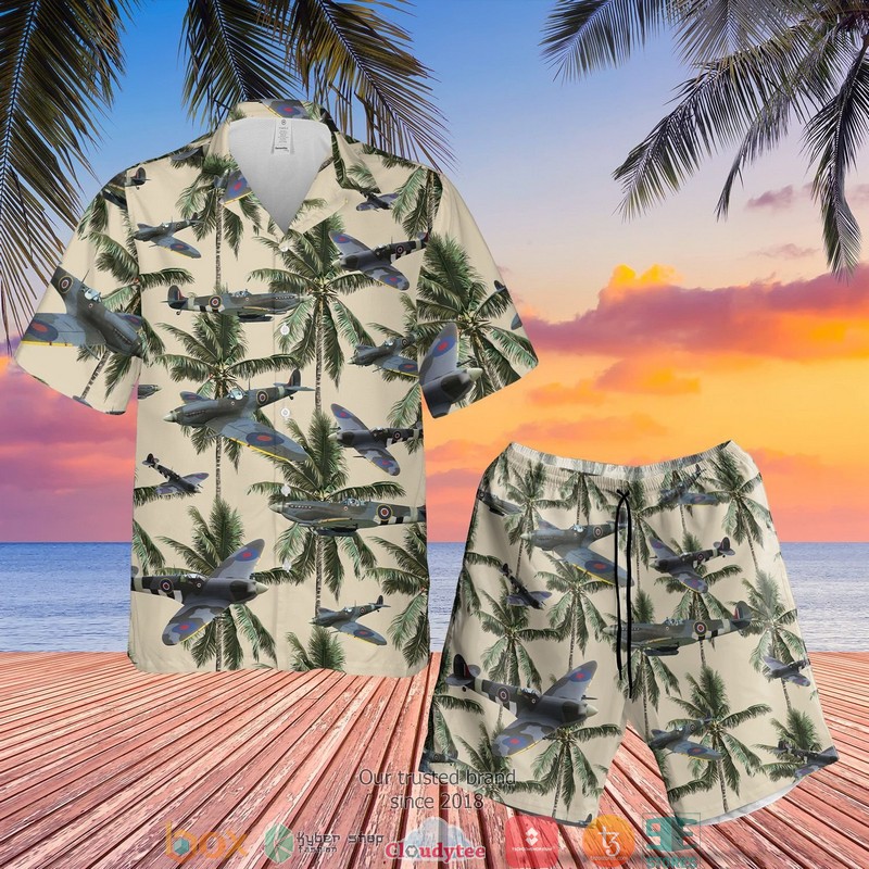 Canadian School Bus Dark Blue Hawaiian Shirt