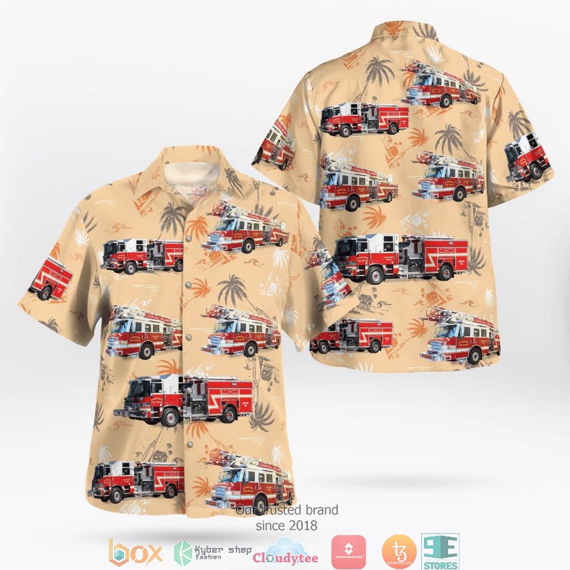 Canyon Lake Texas Canyon Lake Fire & EMS Hawaiian Shirt