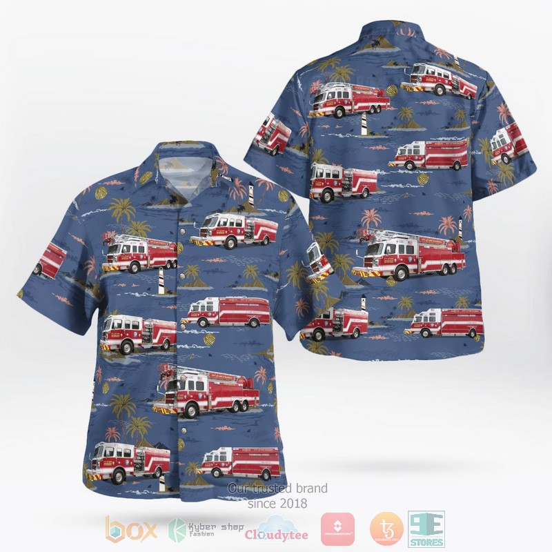 Canyon Lake Texas Canyon Lake Fire & EMS Hawaiian Shirt