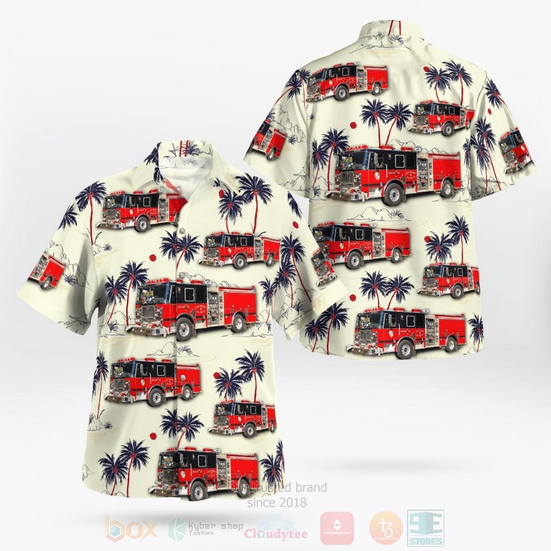 Capron Illinois Capron Rescue Squad District Hawaiian shirt