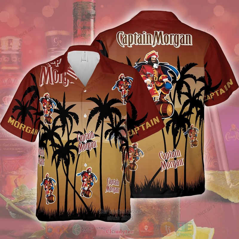 Captain Morgan Pineapple Black Hawaian Summer Outfit