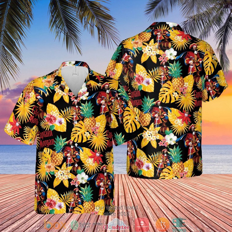 Captain Morgan Tropical Black Hawaian Summer Outfit