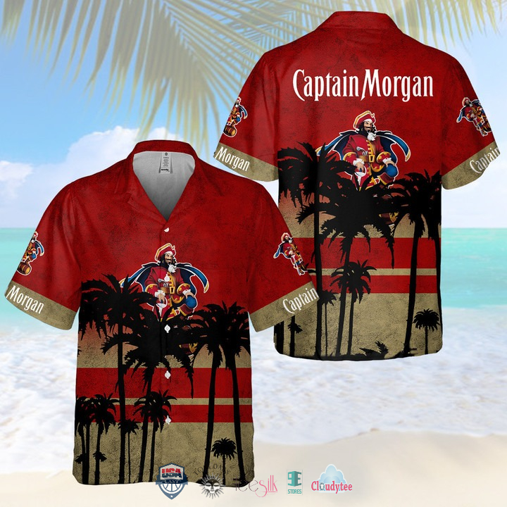 Captain Morgan Eagle Hawaiian Shirt