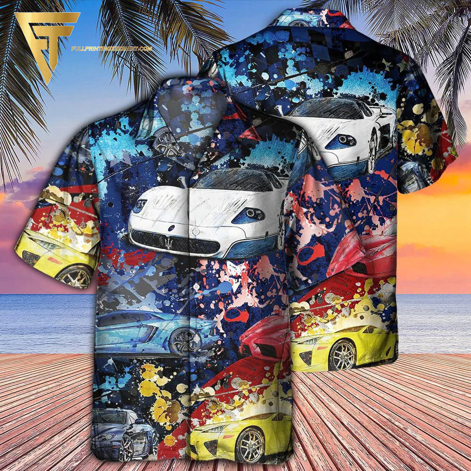 Car Racing We’re Lighter We’re Faster Full Printing Hawaiian Shirt