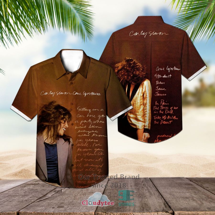 Carly Simon Anticipation Album Hawaiian Shirt