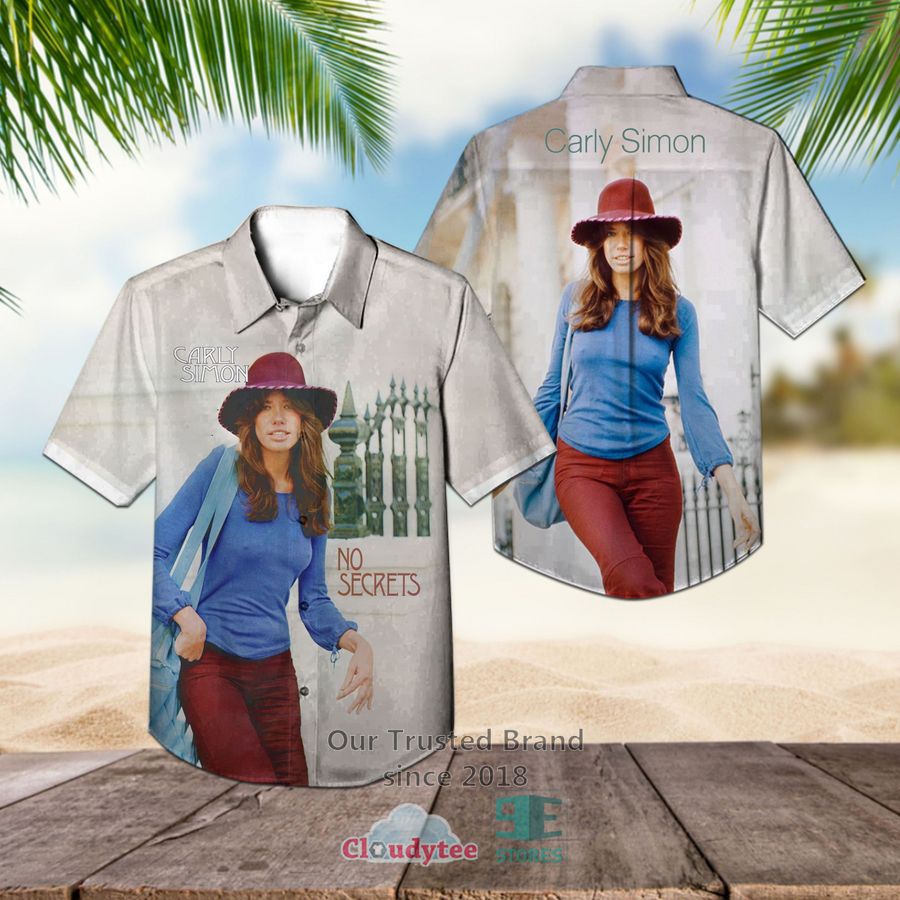 Carly Simon Com Upstairs Album Hawaiian Shirt