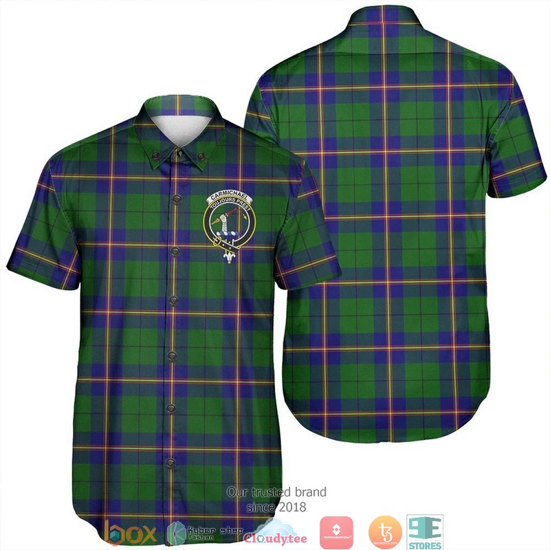 Carmichael Modern Tartan Short Sleeve Hawaiian Shirt