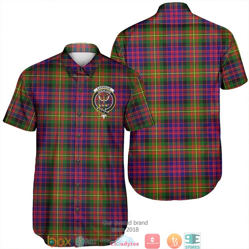 Carnegie Modern Tartan Short Sleeve Hawaiian Shirt