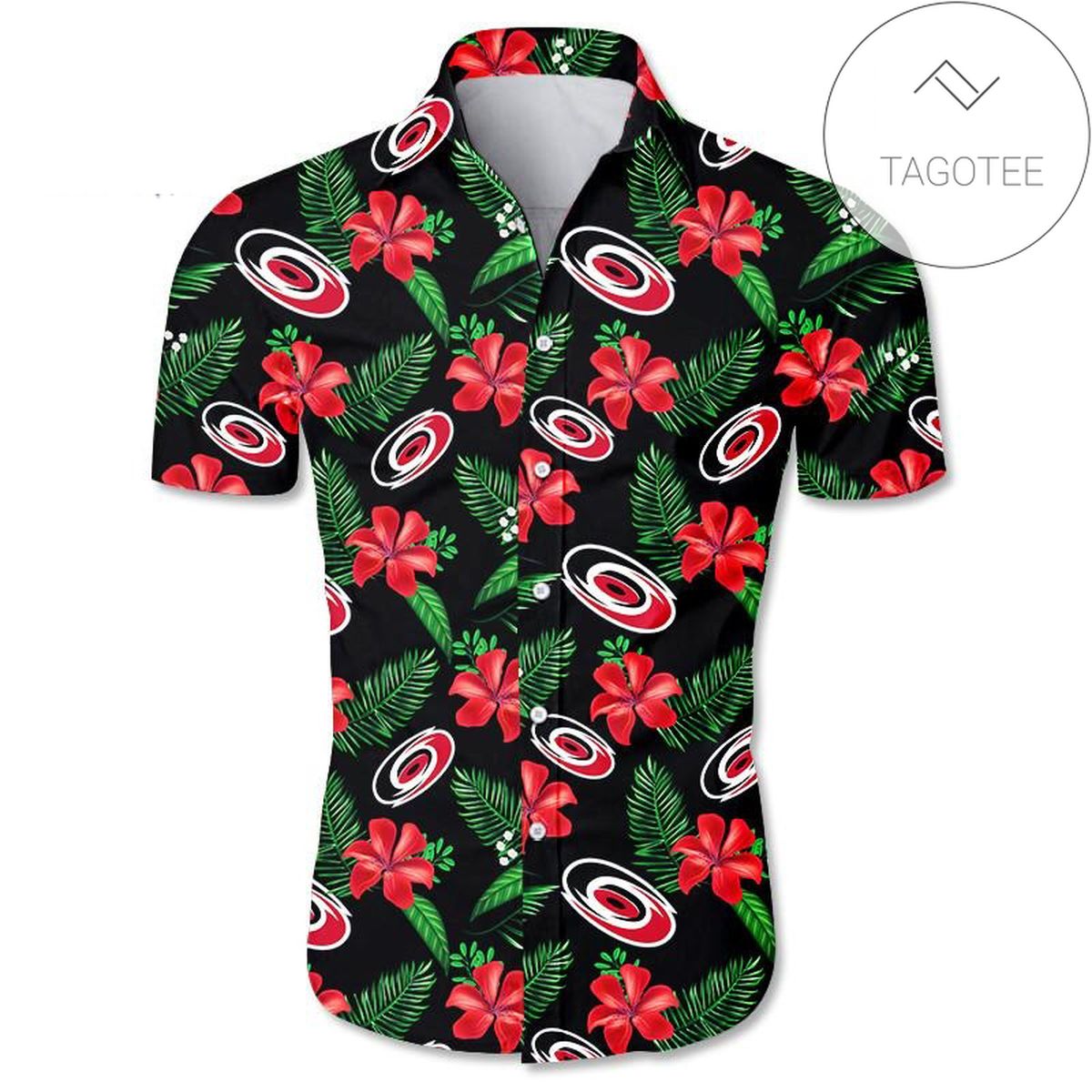 Carolina Panthers Tropical Flower Hawaiian Shirt