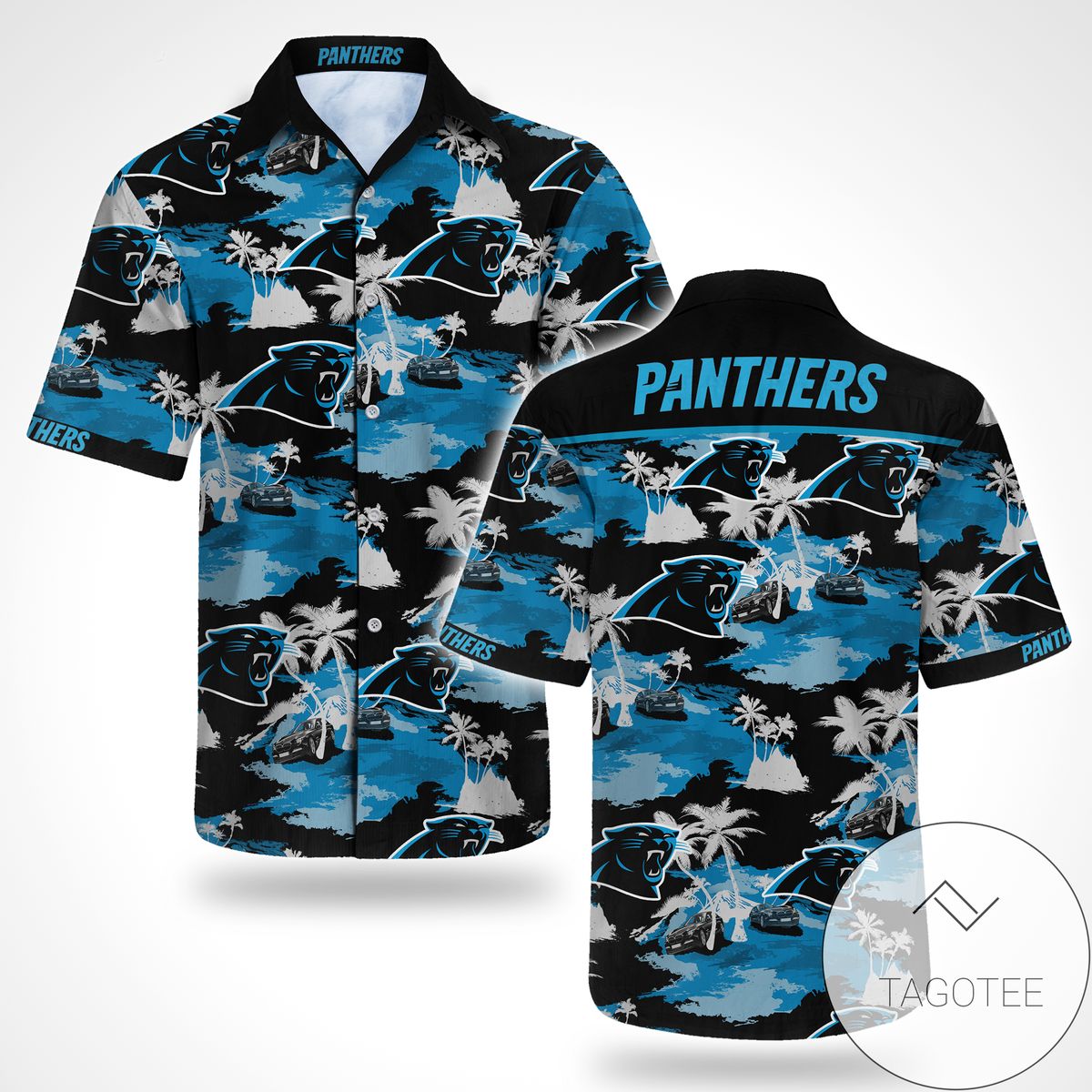 Carolina Panthers Authentic Hawaiian Shirt 2022 3d