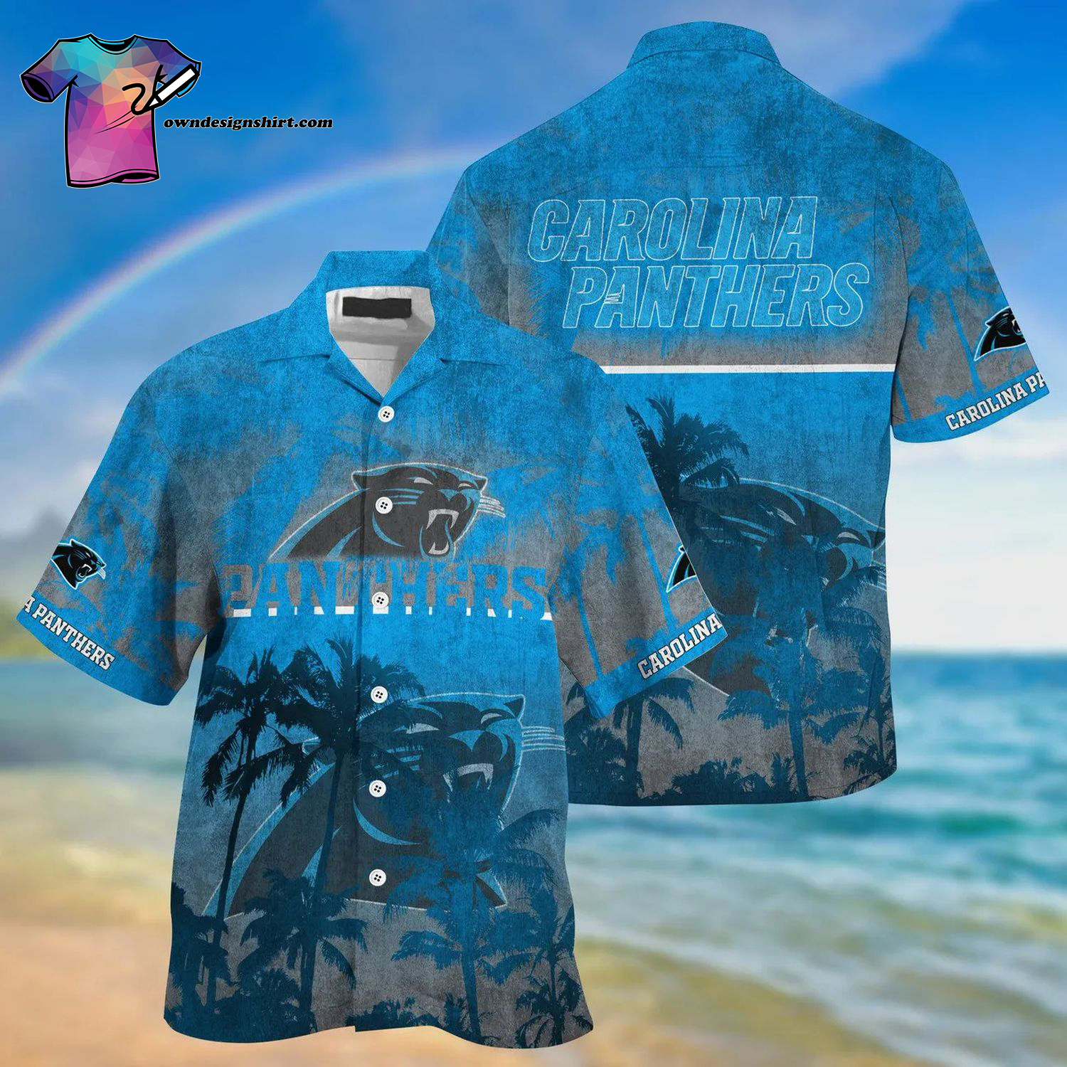 Cartoon Graphic Goofy Dog Surf Snorkel Summer Hawaiian Shirt