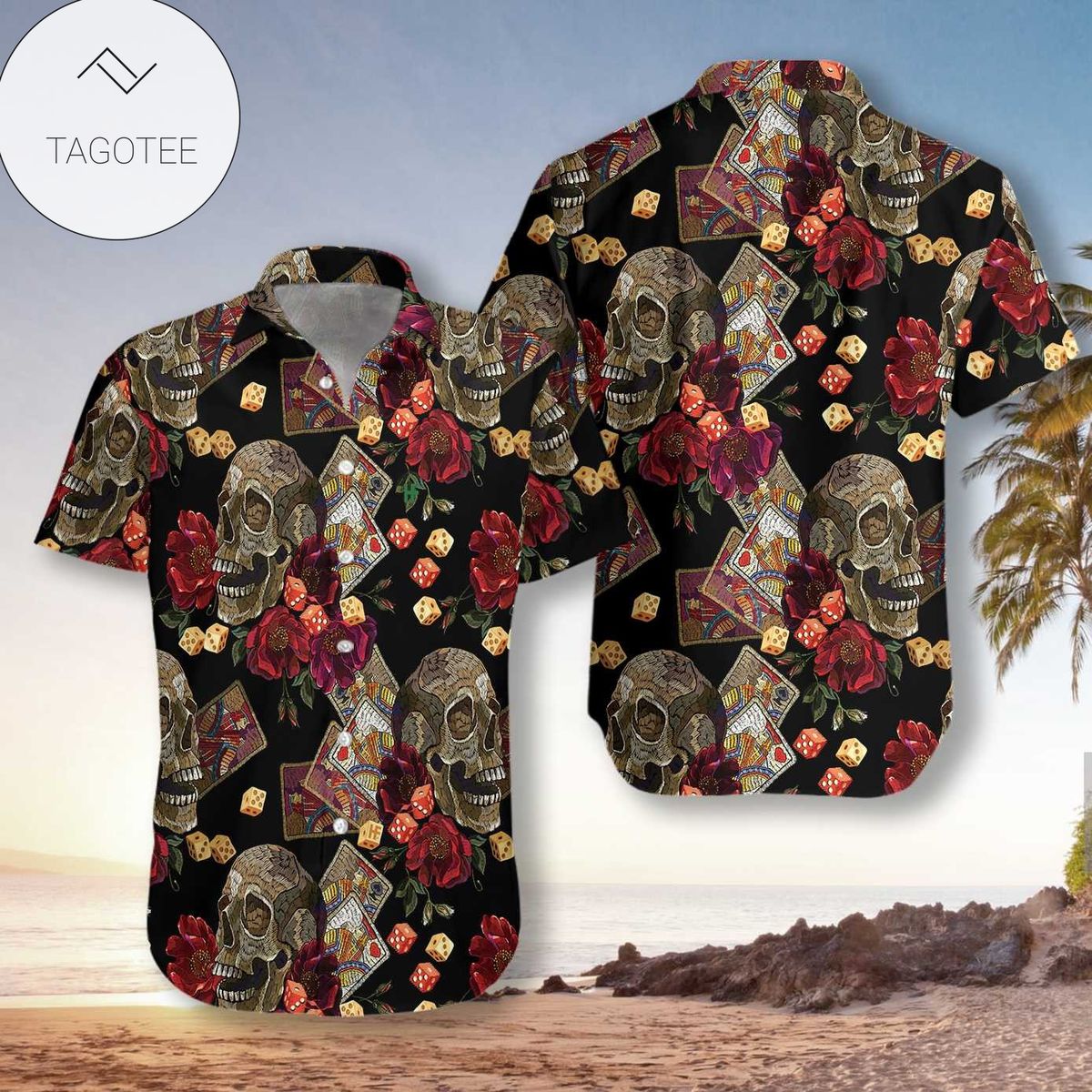 Casual Summer Vacation Loose Floral Hawaiian Shirt 3d T Shirt