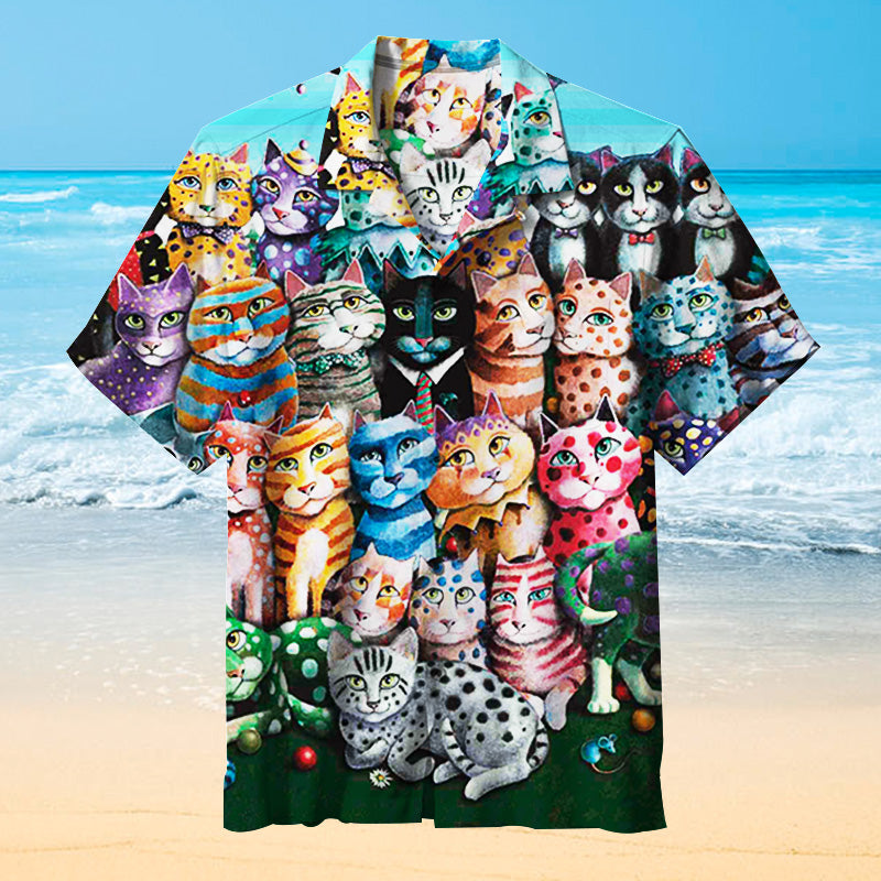 Classic Rock Collage Hawaiian Shirt