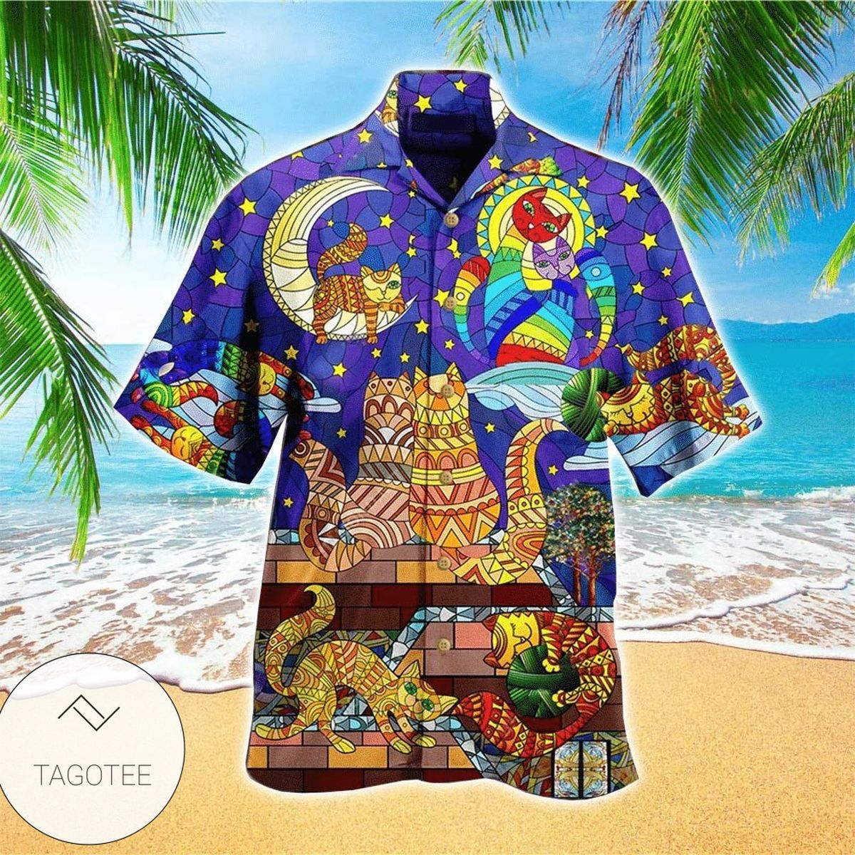 Cat Hawaiian Shirt Perfect Cat Clothing