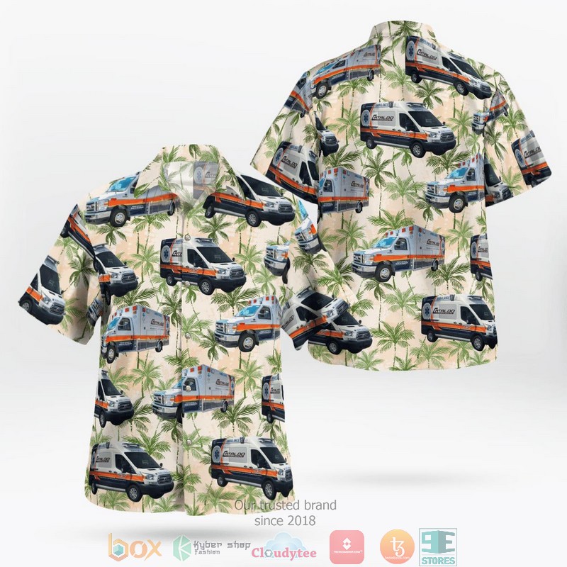 CC Camp Volunteer Fire Department Elkin North Carolina Aloha Shirt