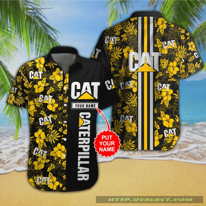 Caterpillar Tropical Hawaiian Shirt