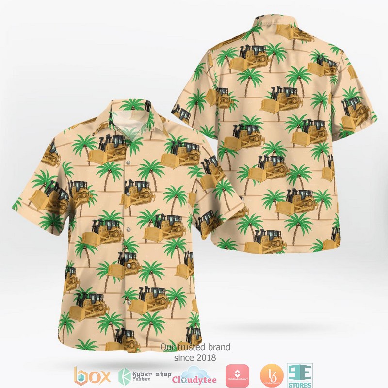 Caterpillar CAT Forklift Truck Hawaiian Shirt