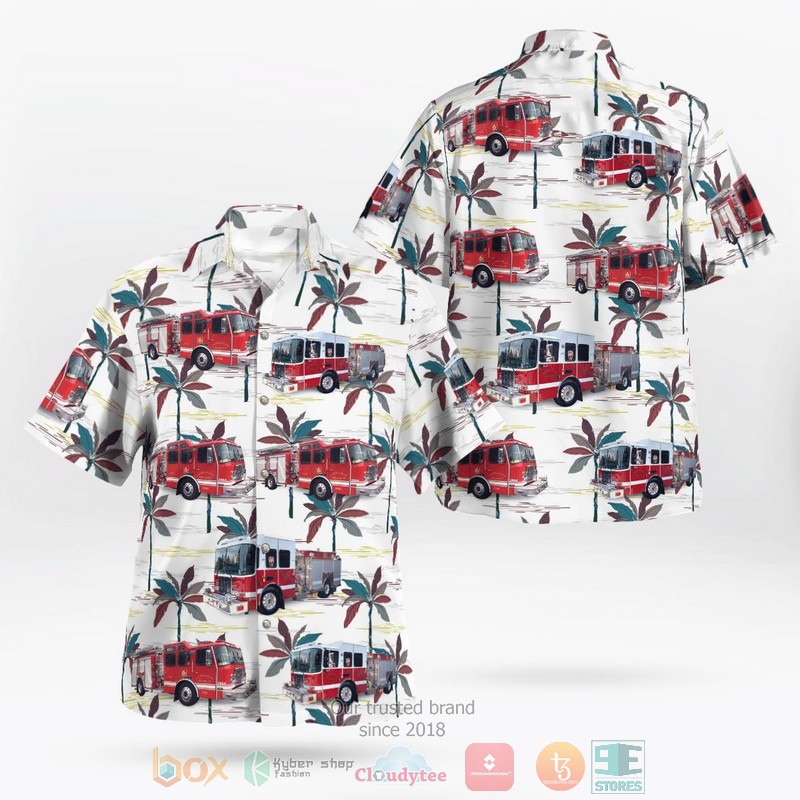 Cathedral City California Cathedral City Police 4th Of July Hawaiian Shirt