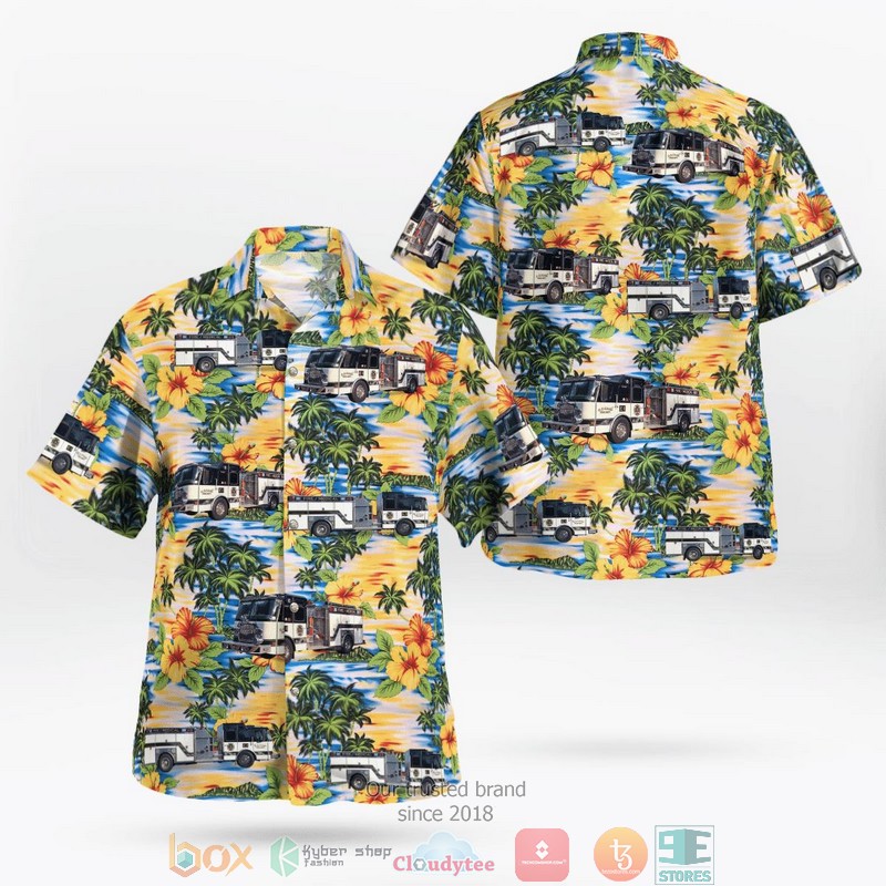 Cathedral City California Cathedral City Police 4th Of July Hawaiian Shirt