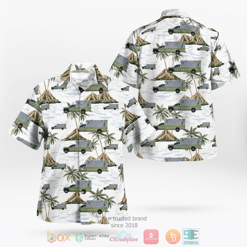 Central Conn. St. Hawaiian Shirt, Short