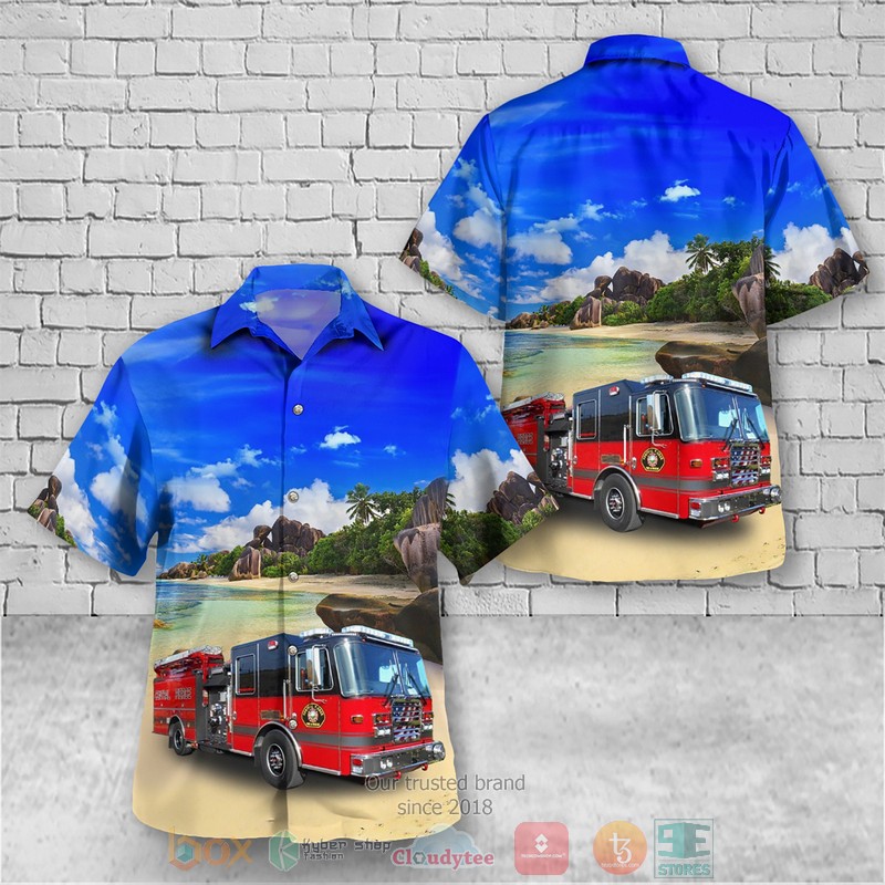 Central Stickney Fire Protection District Hawaiian Shirt