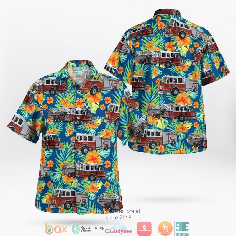 Central York Fire Services Aloha Shirt