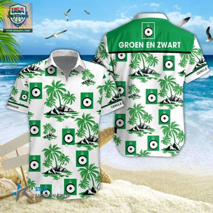 Cercle Brugge K.SV Football Club Short Sleeve Hawaiian Shirt