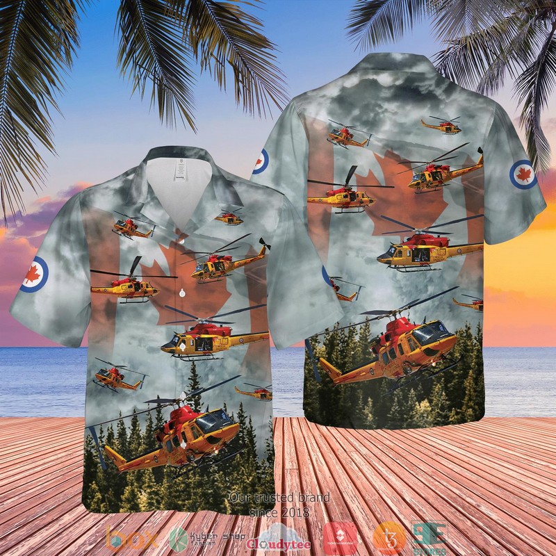 CH-147F Chinook Tactical Aviation Apricot Short Sleeve Hawaiian Shirt