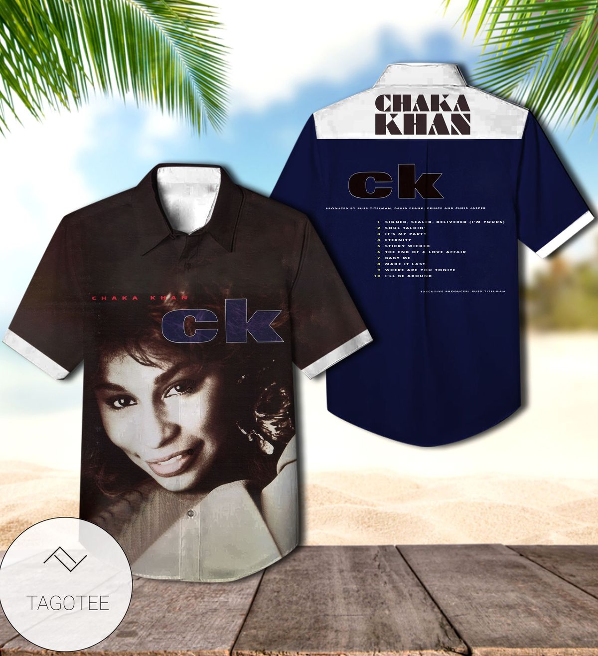 Chaka Khan I Feel For You Album Cover Hawaiian Shirt